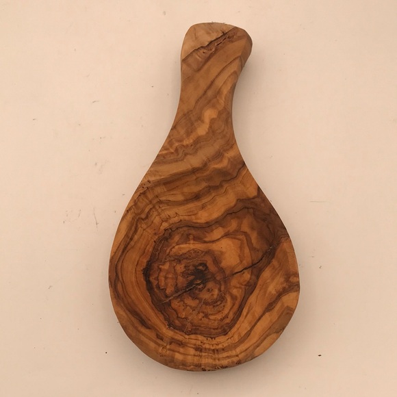 8” Olive Wood Spoon Rest - Picture 1 of 6
